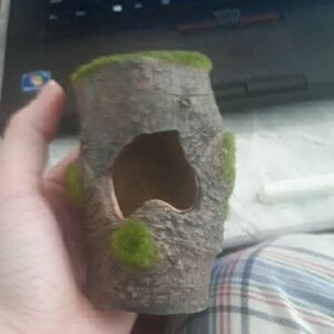 Hollow Stump Aquarium Ornament